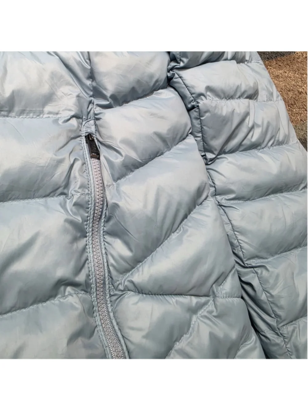 Polo Ralph Lauren Puffer Jacket XL Blue Lightweight Quilted Full Zip Coat